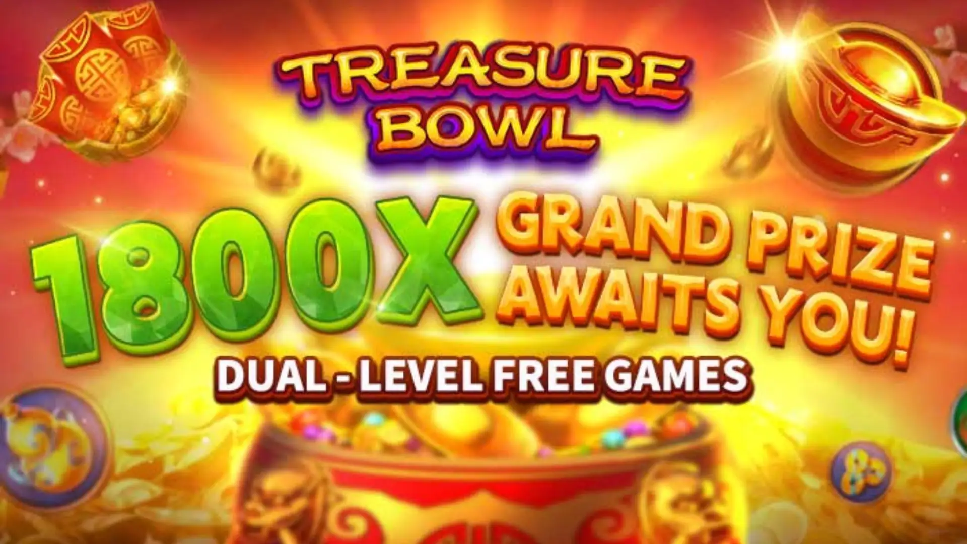 Multiplicadores Treasure Bowl 556bet - 7777x Máximo com Tigela Dourada